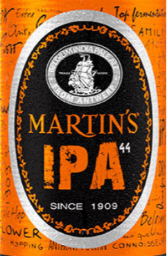 etiket flesje Martins IPA 44